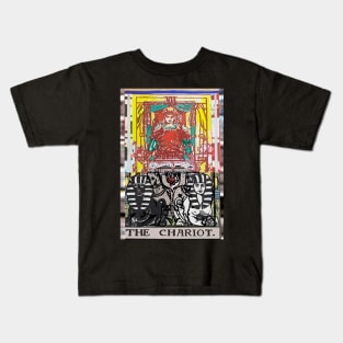 The Chariot Tarot Card Tarot Lover Gift Design Kids T-Shirt